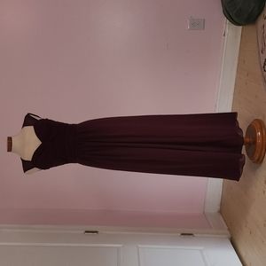 BILL LEVKOFF Plus Cap Sleeve Chiffon A-Line Gown